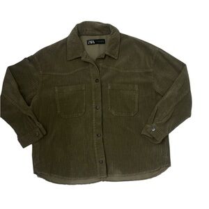 Zara Button Down Long Sleeve collar shirt